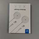 Magnetic Wireless Charger for iPhone 15W Max Fast Mag Safe Wireless Charging Pad Compatible with iPhone 17/16/15/14/13/12 Series and AirPods 3/2/Pro 2/Pro, White