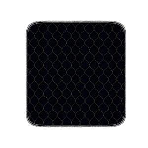 Washable Incontinence Chair Pads Heavy Absorbent Chair Pads for Incontinence Waterproof Seat Protector Pads Chuck Pads Washable for Adults Elderly Kids Pets 21"X22"(1Pack) Black