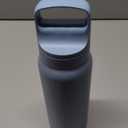 LifeStraw Go Series  Insulated Stainless Steel Water Filter Bottle for Travel and Everyday Use Removes Bacteria, Parasites and Microplastics, Improves Taste, 24oz Icelandic Blue