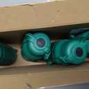 7 Pack Outdoor Extension Cord Safety Cover with Waterproof Seal IP54 Water-Resistant, Weatherproof Electrical Connection Box with 2 Latches, Plug, Socket, Holiday Decoration Light, Green