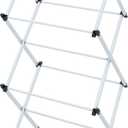 Mabel Home Foldable Clothes Drying Laundry Rack Clothes Airer (White) (One Size)