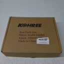 Kohree 3/8" x 25' Boat Dock Lines, Pre-Spliped 12" Eyelet Fender Lines, Heavy-Duty Double Braided Nylon Marine Ropes for Mooring, Docking Yacht Pontoon Accessories, 4 Pack, Black