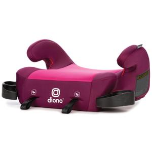 Diono Solana 2 XL 2022, Dual Latch Connectors, Lightweight Backless Belt-Positioning Booster Car Seat, 8 Years 1 Booster Seat, Pink, 120lb