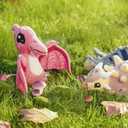 TCBunny Baby Dinosaur 14" Stuffed Animal Plush Toy, Kid's Gifts for Boys, Girls, Birthday, Valentine, Christmas (Pterosauria - Pink)