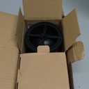 Clear Ice Cube Maker, 2.5" Stainless Steel Crystal Clear Ice Ball Maker, Non-BPA Silicone Ice Cube Molds for Whiskey Easy Release Ice Maker, Bourbon Gifts for Men (Black, 2 PACK-BOURBON)