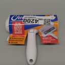 ChomChom Roller Pet Hair Remover  Original Size Reusable Lint Roller for Cat & Dog Hair on Furniture, Couch, Carpet, Car, Rugs & Bedding  Portable, Eco-Friendly (White)