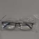 Jcerki Photochromic Gray Reading Glasses +4.50 Strength Half frame Men Eyeglasses