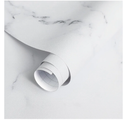 Oxdigi Marble Contact Paper 24" x196" for Kitchen Countertop Cabinet Shelf Door Self-Adhesive Film Peel & Stick Wallpaper Waterproof Removable (Matt White B)