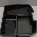 TACORBO Center Console Organizer Tray for 2007-2014 GMC Sierra 2500 3500 Accessories Yukon XL Silverado 2500 3500 Suburban 1500 Tahoe / 07-13 GMC Sierra 1500 Chevy Silverado Suburban 2500 Avalanche (Balck)