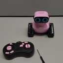 GILOBABY Remote Control Robot Toy for Kids 3-5 Years, Flashing LED Eyes, Dancing and Flexible Moves, Auto Demo Mode, Gift for Girls (Pink)