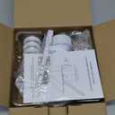 Gourmet Pasta Press Attachment for KitchenAid Stand Mixers, Pasta Maker Kitchenaid Attachment With 7 Interchangeable Pasta Plates, For Kitchen aid Pasta Attachment (White)