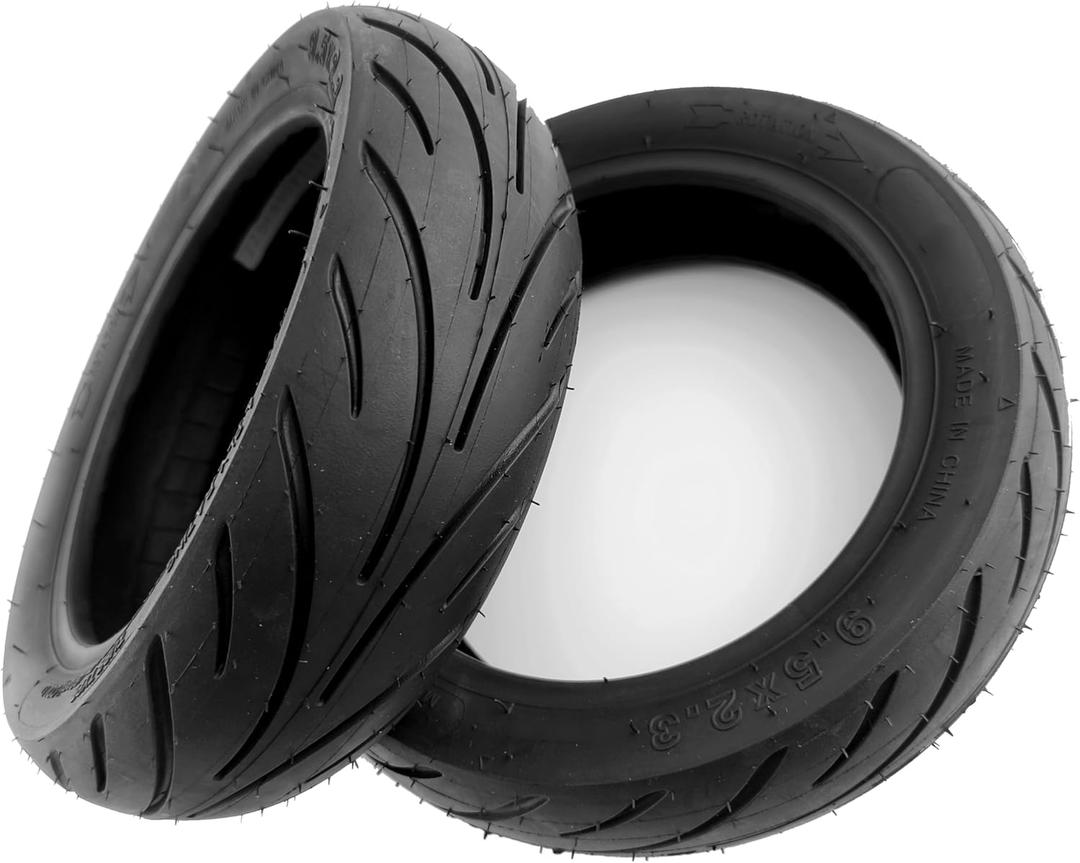 9.5 x 2.3 9.5" Rubber Explosion-proof Tubeless Tire Replacement for NIU kqi 100p Electric Kick Scooter Electric Scooter Vacuum Tyre Wheel Parts (Pack of 1)
