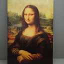 Mona Lisa by Leonardo DaVinci Canvas Wall Art Classic Painting Reproduction Vintage Artwork Print Framed Art for Wall Decor 24"x36"