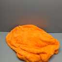 HDMLDP Beanbag Chair Cover for Adults Kids Comfy Fluffy Round Beanbag Lazy Sofa Cover for Reading Chair Floor Chair, 3.5FT, Orange