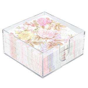 Acrylic Cocktail Napkin Holder Clear Paper Napkin Holder Disposable Paper Towel Holder Acrylic Napkin Holder for Table Tabletop Freestanding Tissue Box Dispenser for Dinner(COLOR:clear)