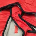 Dog Winter Coat Jacket Waterproof for XL Large Dogs, Reflective Pet Vest Warm Fleece Cozy for Cold Weather, Dogs Snowsuit Windproof, Adjustable Buckle (Red)