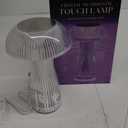 Xtreme Lit Neon Multi-Color Mushroom LED Touch Lamp for Bedroom Decor with Remote & Crystal Finish