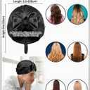 Ramede Bow Silk Bonnet for Sleeping Women Adjustable Satin Night Sleeping Cap Coquette Layer Smooth Hydration Hair Bonnet