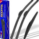 3 wipers Replacement for 2016-2020 2021 2022 Honda HRV HR-V, Windshield Wiper Blades Original Equipment Replacement - 26"/18"/10" (Set of 3) U/J HOOK