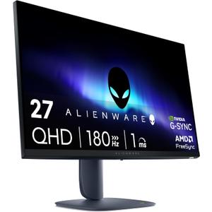 Alienware 27 Gaming Monitor - AW2725DM - 27-inch QHD 180Hz 1ms Display, IPS, NVIDIA G-SYNC, AMD Freesync, VESA AdaptiveSync.