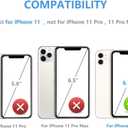 ONETOP for iPhone 11 Wallet Case with Card Holder, 360 Rotation Ring Kickstand RFID Blocking PU Leather Double Magnetic Clasp Shockproof Cover for Women and Girls 6.1 Inch (Brown)