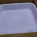 KittyGoHere Senior Cat Litter Box, Large Litter pan, Open Top Low Entrance Kitty Litter Box, Lightweight Low Entry Litters Box, Durable, Made in USA (Storybook Lavender)