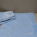 JIAHANNHA Velvet Light Blue Throw Pillow Covers Pack of 2 Spring Decorative Soft for Couch Sofa Bed Livingroom Office 1818 Inches