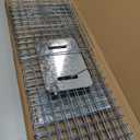 Generic Large Animal Live Trap, 24 Inch Humane Cage, Heavy-Duty Galvanized Steel Mesh for Raccoons, Cats, Groundhogs, Squirrels, Skunks, Chipmunks, Moles