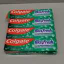 Colgate MaxFresh Clean Mint Toothpaste Pack, Fresh Breath Toothpaste with Fluoride and Hundreds of Mini Breath Strips, Leaves Mouth Feeling Refreshed for Hours, 4 Pack, 6.3 oz