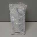 5oz Plastic Dessert Cups with Dome Lids and Spoons, 50 Pack Mini Clear Parfait Cups Square Party Serving Cup for Pudding, Appetizer, Fruit and Ice Cream