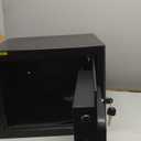 1.6 Cub Fire Proof Safe for Home Documents, Anti-Theft Digital Security Box with Electronic Keypad Lock and Spare Key, Small Safes for Home Use Fire and Water proof for Money Jewelry Valuables