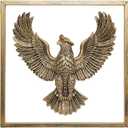 Bird Wall Art Decoration Sculpture(Eagle,Gift Metal Frame)- Exquisite Wall Hanging Sculptures for Living Room, Bedroom, Office - Handmade Home Art Decor & Unique Housewarming Gift