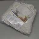 LAMIT 38 Inch Width Semi Sheer Linen Curtains 2 Panels, Cream Ivory Light Filtering Panels Back Tab and Rod Pocket Boho Neutral Drapes for Living Room/Bedroom/Farmhouse, 38 x 84 Inch (Natural)