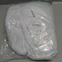 Cocktail Table Covers - 2 Pack 24"x 43" White Cocktail Table Tablecloth with Natural Wavy Round Skirt for Bar Wedding Party Banquet