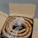 Barnyard Designs Natural Coco Coir Heavy Duty Backing Doormat - Large Cute Non-Slip Front Door Welcome Mat for Outside Entrance or Porch Entry, Brown (30x48, Border)