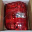 Tail Light Assembly Compatible With 2007-2013 Chevy Silverado 1500 2500HD 3500HD GMC Sierra 2500 HD 3500 HD (Black Border, Left Driver Side)