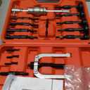Orion Motor Tech Blind Hole Collet Bearing Race and Seal Puller Extractor Kit, Slide Hammer Pilot Insert Inner Internal Bearing Removal Tool Set, 16PCS