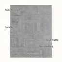 Grey Solid Area Rug 8x10 Large Washable Soft Indoor Rugs for Living Room Bedroom, Modern Geometric Bohemian Pattern High-Low Pile Textured Carpet for House Apartment, Home Office Decor