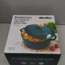 Mueller DuraCast 6 Quart Enameled Cast Iron Dutch Oven Pot with Lid, Heavy-Duty, Oven Safe up to 500 F & Across All Cooktops, Wedding Registry Ideas & Gifts, Emerald