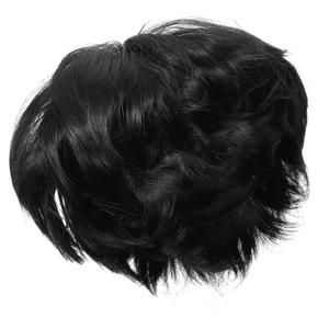 Natural Looking Mushroom Head Hood Short Straight Wig Women Wig for Party