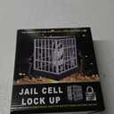 SANIDIKA Sturdy Cell Block Cell Phone Jail with Lock and Keys,Smartphone Stand Holders Classroom Home Table Office Storage Gadget -Family Time, Party Fun Novelty Gift Idea (Black)