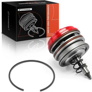 A-Premium High Performance Corvette Servo Piston Assembly with Cover & Snap Ring Compatible with GM 1982-2014 4L60E 700R4 4L65E 4L70E Transmissions, Red Cover, Replace# CY0025