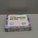 languo 168 PCS Gel Pens for Colouring, 162 Colors Gel Coloured Pens Set with Travel Case, Perfect Gel Pens for Adult Drawing Doodling Journaling, Art Supplies and DIY Crafts