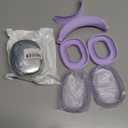 Silicone Case Cover for AirPods Max 2, Clear Soft TPU Ear Cups Cover/Ear Pad Case Cover/Headband Cover for AirPods Max 2/1 (2026/2024/2020), Transparent Accessories for Apple AirPods Max, Pastel Lilac