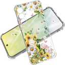 for Samsung Galaxy A26 Case 5G 6.7", [10FT Military Grade Drop Test] Flowers Soft Slim TPU Protective Shockproof Phone Case CoverSunshine Blossom