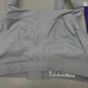 Champion Women's Sports Bra, High-Impact, Maximum Support, Breathable, Moisture-Wicking Fabric (Gray), Size 34K