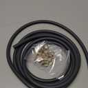 YAMAKATO 10 Feet 1/5 Inch ID 5.5mm Fuel Line Hose for ATV Quad Pit Dirt Bike Go Kart Mini Bike ATV Generator Small Engines Gas Line 95001-55008-60M w/ 20 Clamps