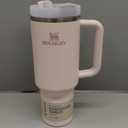 STANLEY Quencher H2.0 Tumbler with Handle and Straw 40 oz Flowstate 3-Position Lid Cup Holder Compatible for Travel Insulated Stainless Steel Cup BPA-Free Rose Quartz 2.0