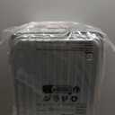 Somago Carry on Luggage Front Open 22x14x9 Airline Approved Lightweight Suitcase with Cup Holder and USB Port Aluminum Frame Polycarbonate Spinner Hard Suitcase with TSA Lock (Silver)