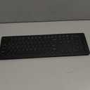 Backlit Wireless Keyboard, 2.4G Silent Wireless Light Up Keyboard, Full Size Computer Keyboards with 7 Colored Backlits, Rechargeable Keyboards for Windows, PC, Laptop (Black, Normative)